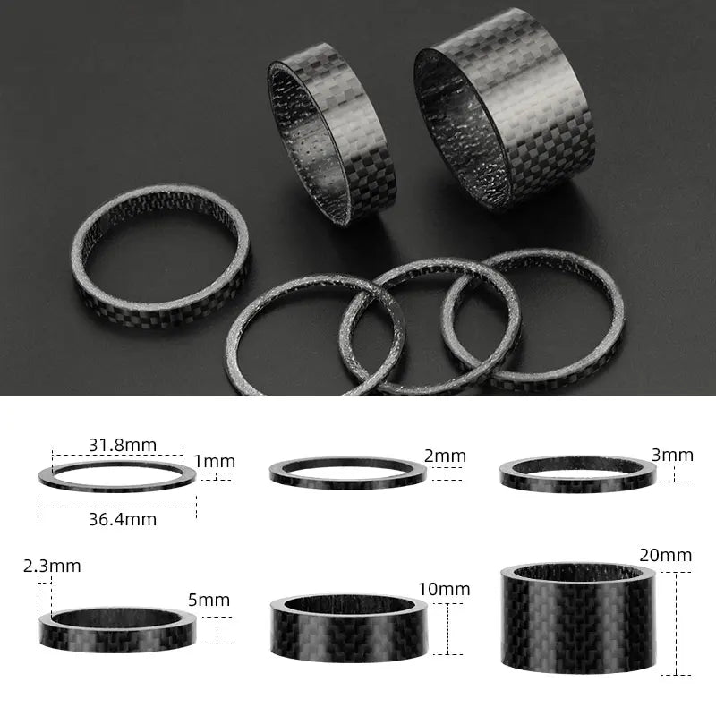 DEEMOUNT Carbon Spacers &ndash; Lightweight and Durable Handlebar Rise Adjusters