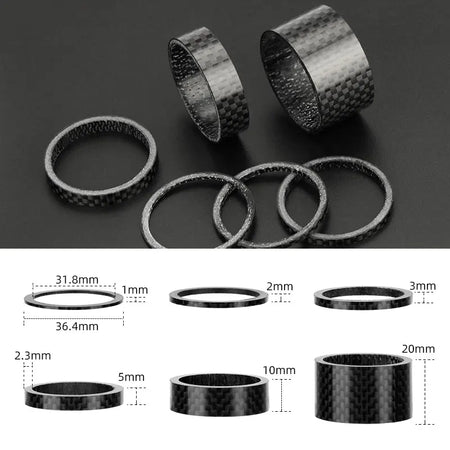 DEEMOUNT Carbon Spacers &ndash; Lightweight and Durable Handlebar Rise Adjusters
