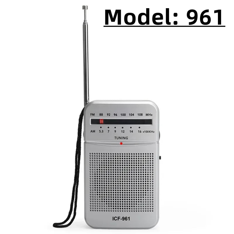 BC-R21/961/962 Mini Radio AM FM Portable &ndash; Best Reception NEW Model 961 1