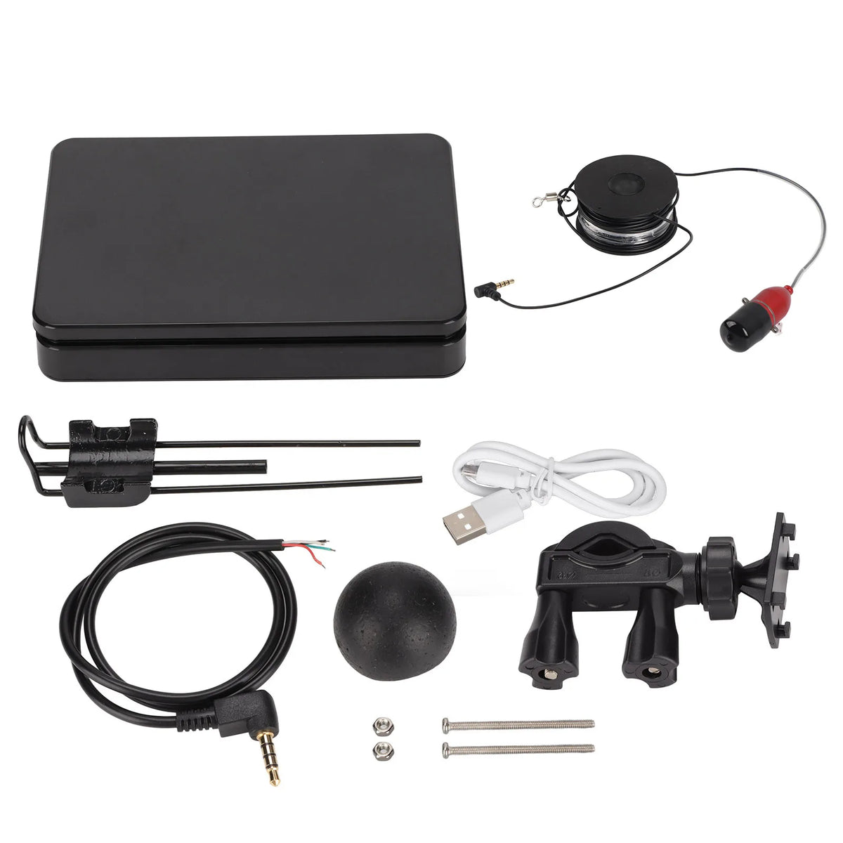 Underwater Fish Finder with 20m Cable &amp; 5.0in Display - IP67 Waterproof A