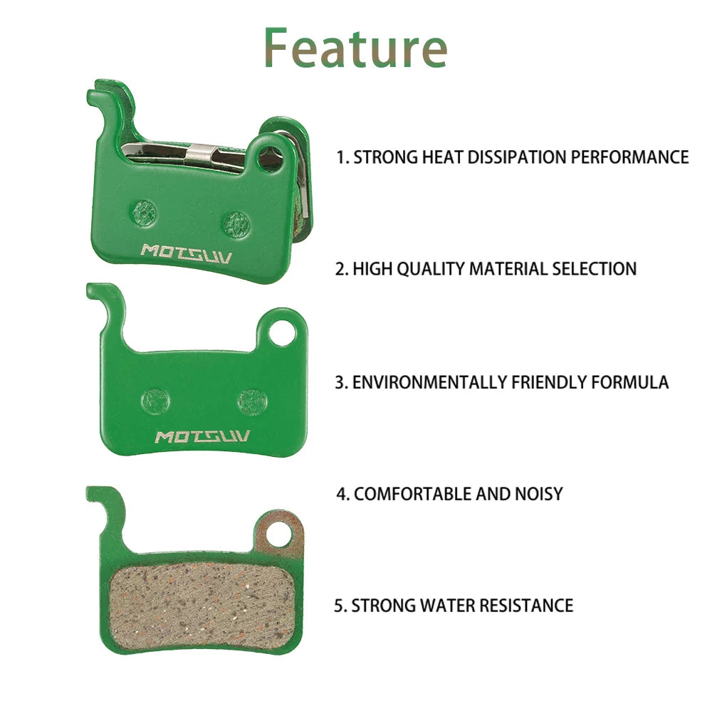 10 Pairs MTB Disc Brake Pads Ceramic &ndash; Ceramic Pad Formula