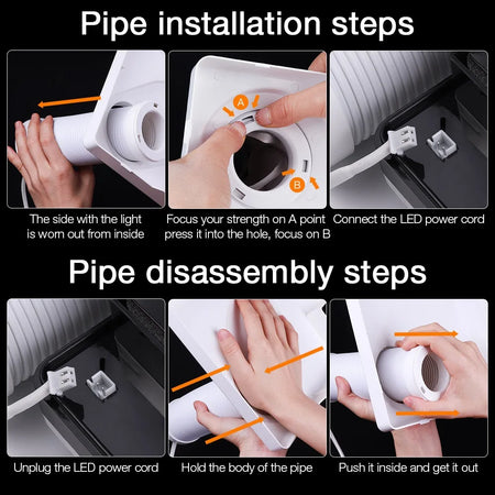 Foreverlily 60W Double Use Nail Dust Collector &ndash; 2-in-1 Suction and Extraction