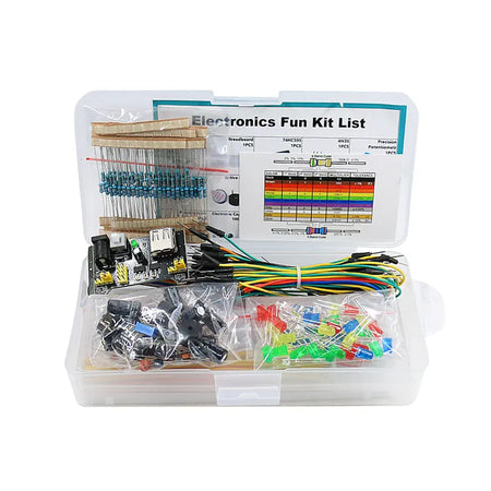DIY Project Starter Kit for Arduino UNO R3 &ndash; Complete Electronics Set with 830 Tie-Points Breadboard