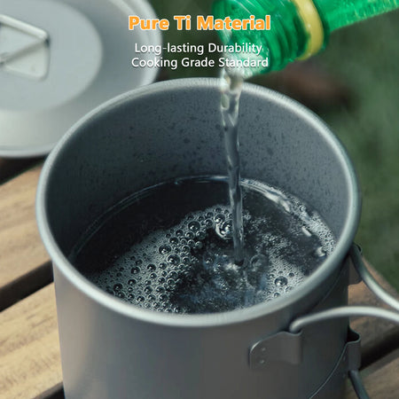 Camp Cup Ti Cup Folding Handle Set 450 750ML &ndash; Lightweight