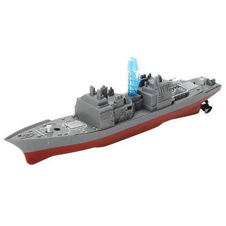 Mini Boat Remote Control Warship &ndash; 2.4GHz Double Propeller Control