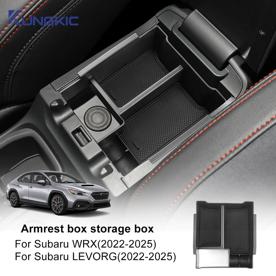 Središnja kutija za odlaganje u naslonu za ruku od ABS-a za Subaru WRX Levorg 2022 2023 2024 2025
