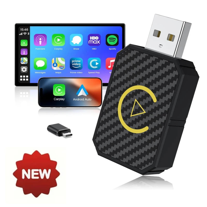 Bezdrátový adaptér CarPlay Android Auto USB pro kabelový CarPlay