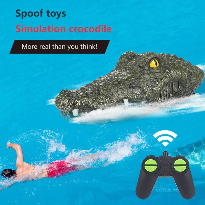 Crocodile RC Boat 2.4G - Waterproof Remote Control Fun