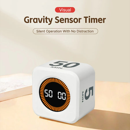 Visual Timer Gravity Sensor - Flip Countdown Memory Function