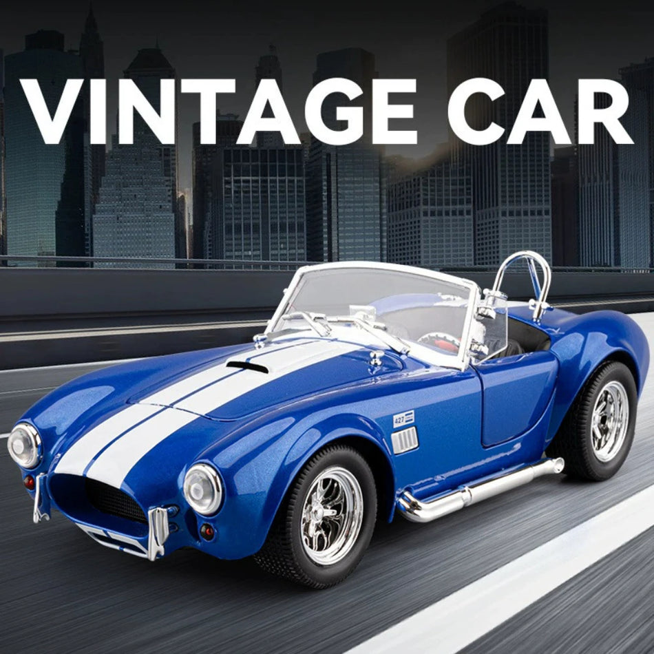 Modelo de Carro Brinquedo com Carroçaria em Liga para Shelby AC Cobra GT500