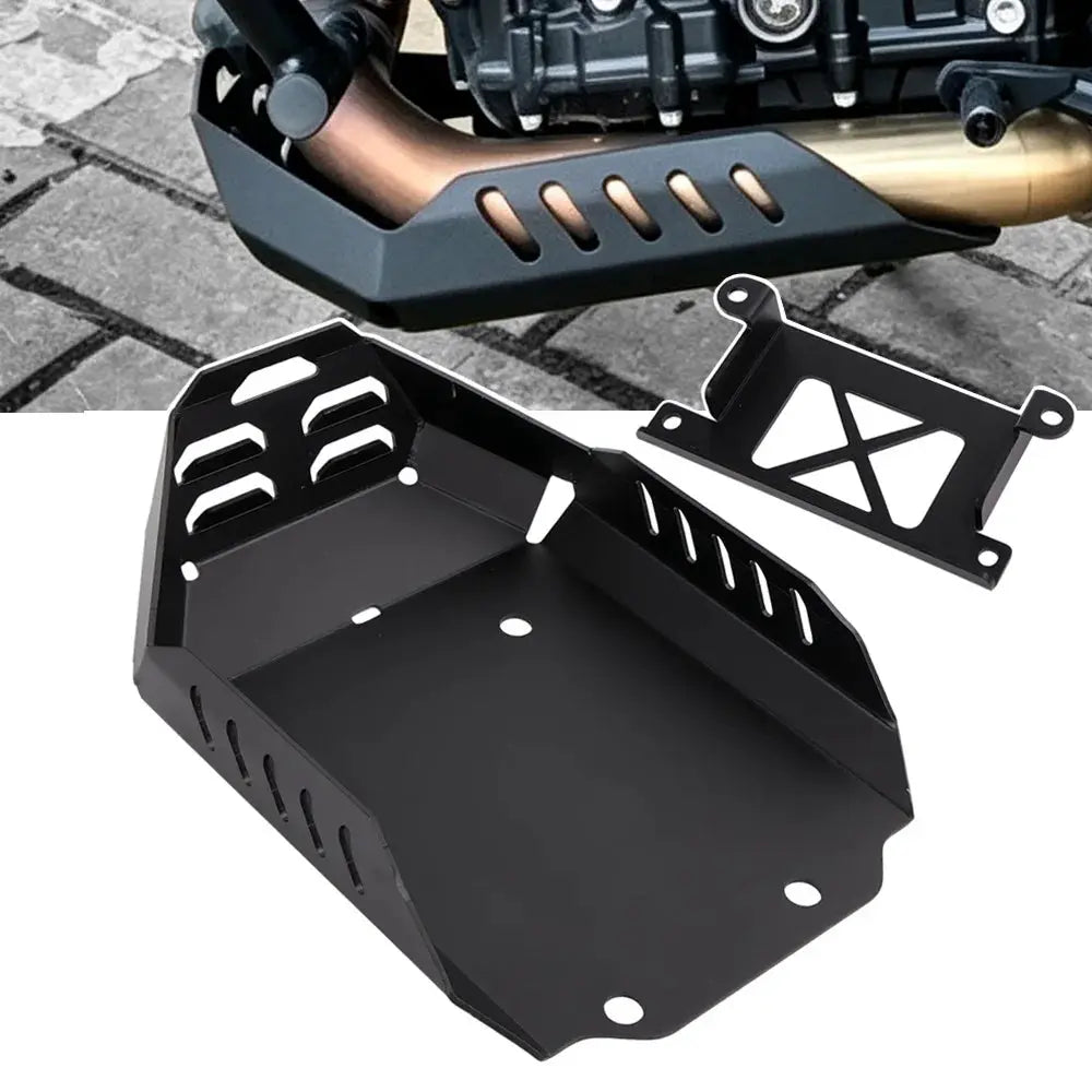 For CFMOTO 800NK 800 NK 800 2023-2024 Motorcycle Skid Plate Protector Engine Under Guard Cover Belly Pan Bash Guards Sump Plate by InterCyprus Trading Ltd