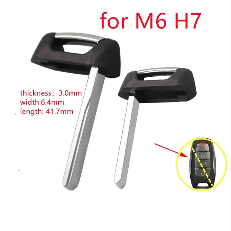 10pcs/lot Emergency Insert Smart Small Mechanical Key for Great Wall M6H7 Haval Big Dog Smart Card Key by InterCyprus Trading Ltd