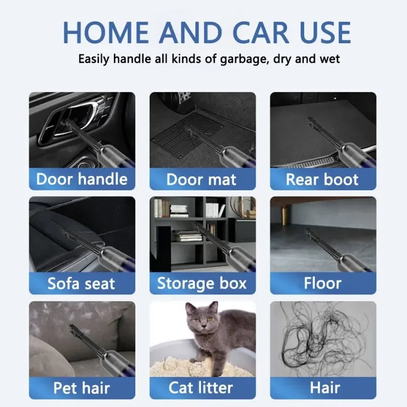 Xiaomi Youpin Car Vacuum Cleaner - Powerful Suction, Portable &amp; Wireless