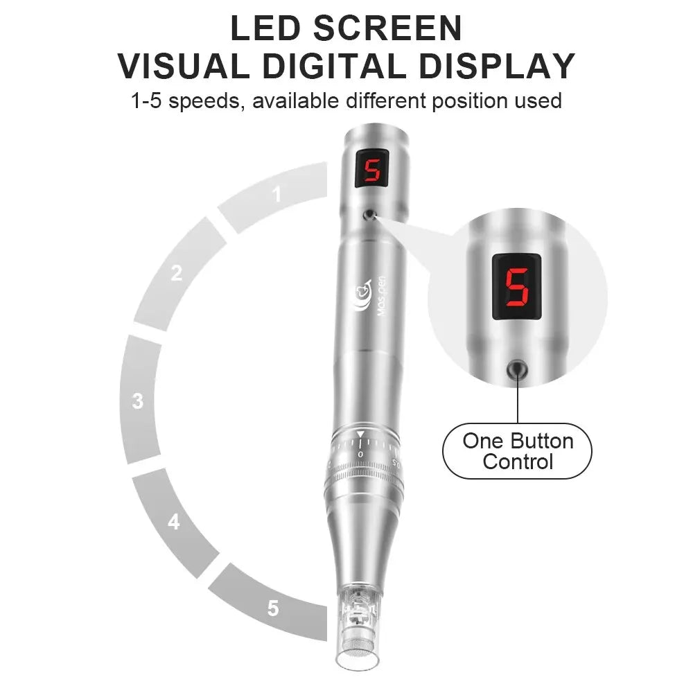 Mas.pen Wireless Derma Pen Microneedling Kit &ndash; Rechargeable