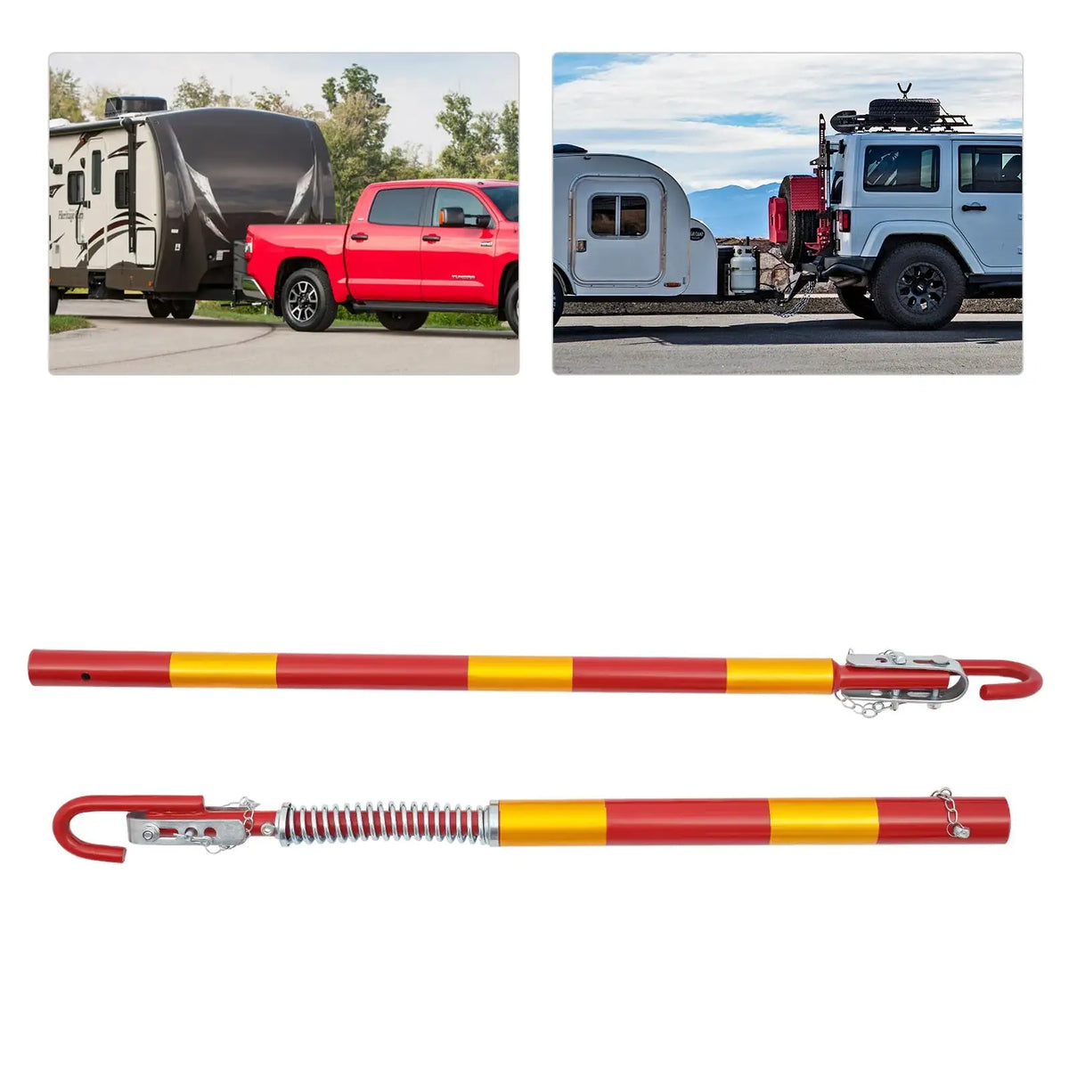 Trailer Bar 5T Towing Pole &ndash; Heavy Duty Cushioned Tow Rod