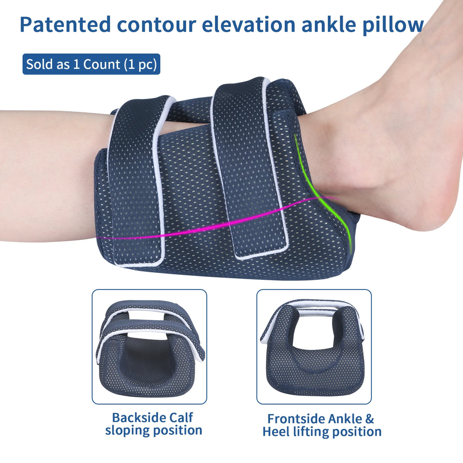 Ehucon Ankle Elevation Foam Pillow For Heel Pressure Relief