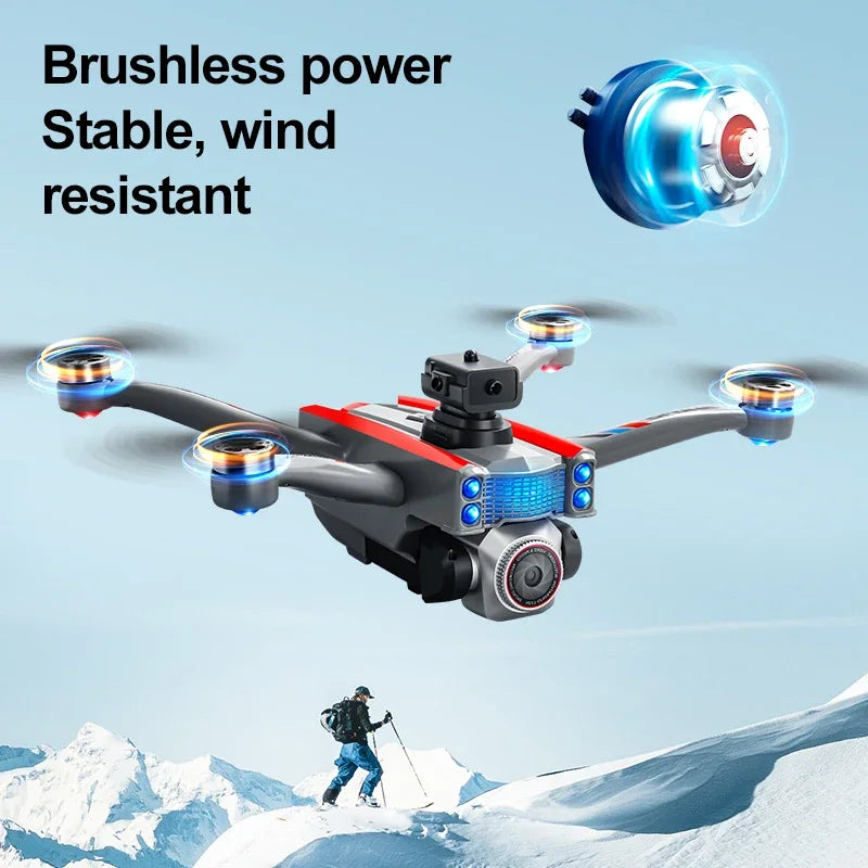 K17Max Mini RC Drone - 4K HD Dual Camera With Screen