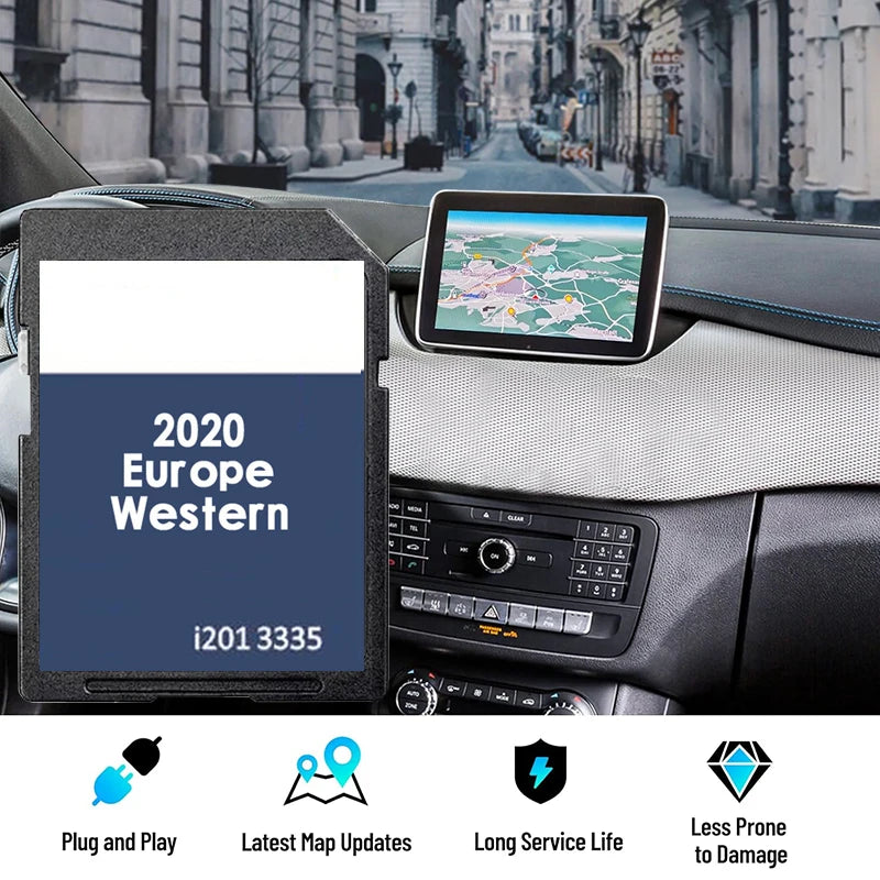 Tarjeta SD de Navegación West EU para Actualización de Mapa del Navegador Satelital VW RNS310