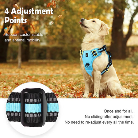 No Pull Dog Harness &ndash; Soft Padded Vest With Easy Control