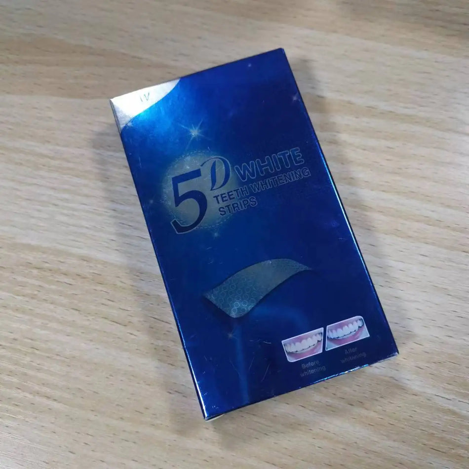 5D Teeth Whitening Strips &ndash; Effortless Stain Removal for Brighter Smiles A