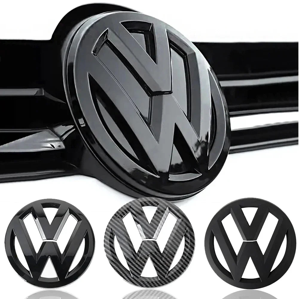 Volkswagen Grill Emblem &amp; Trunk Logo Cover for VW Polo, Golf MK5-MK8, Scirocco - Car Accessories
