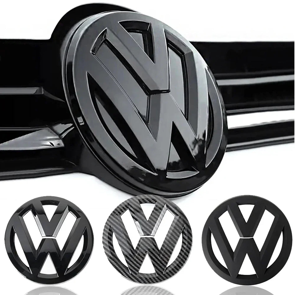 Volkswagen Grill Emblem &amp; Trunk Logo Cover for VW Polo, Golf MK5-MK8, Scirocco - Car Accessories