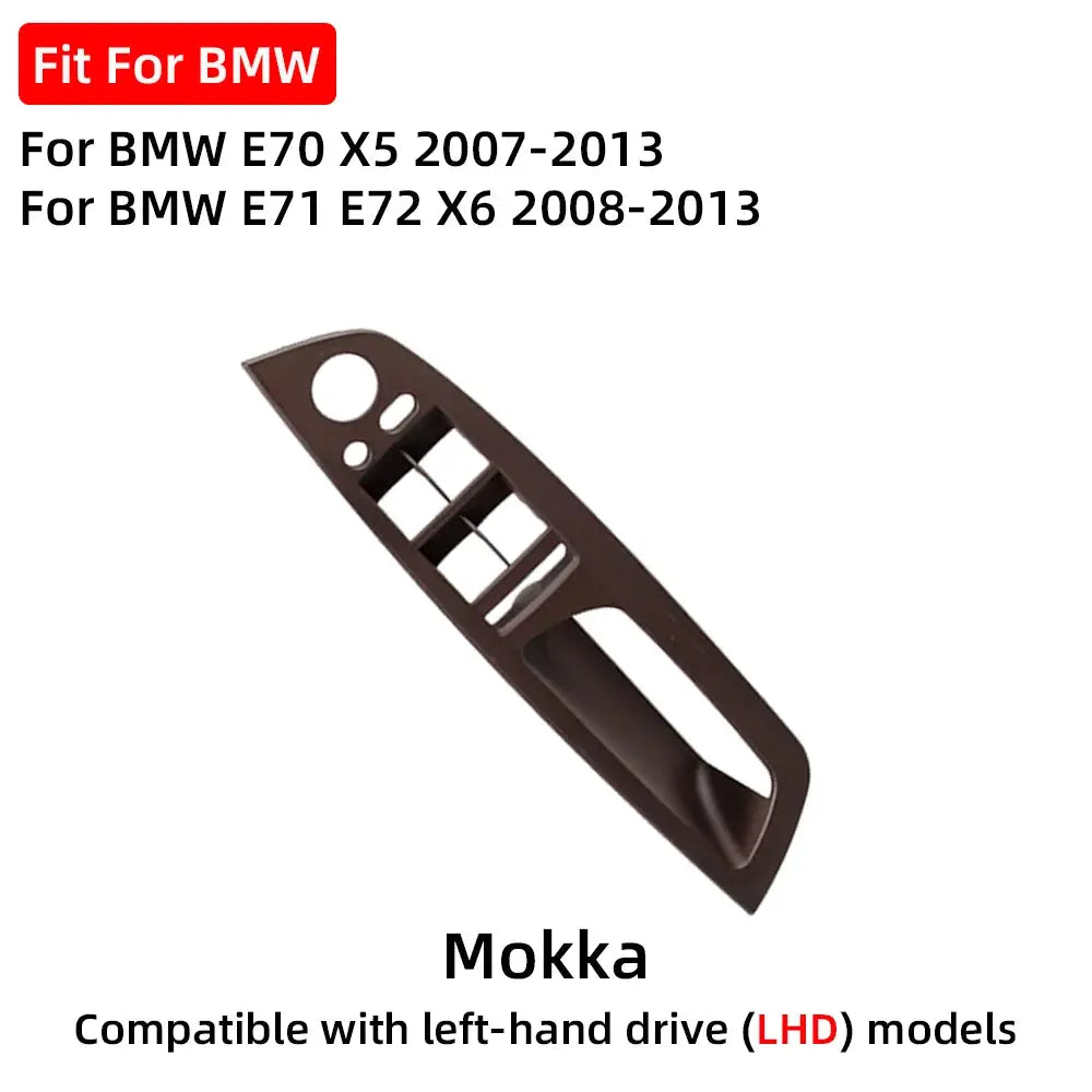 E70 E71 LHD RHD Car Interior Door Pull Handle Inner Armrest Panel Trim Cover Replacement For BMW X5 X6 E70 E71 E72 2007-2013 by InterCyprus Trading Ltd