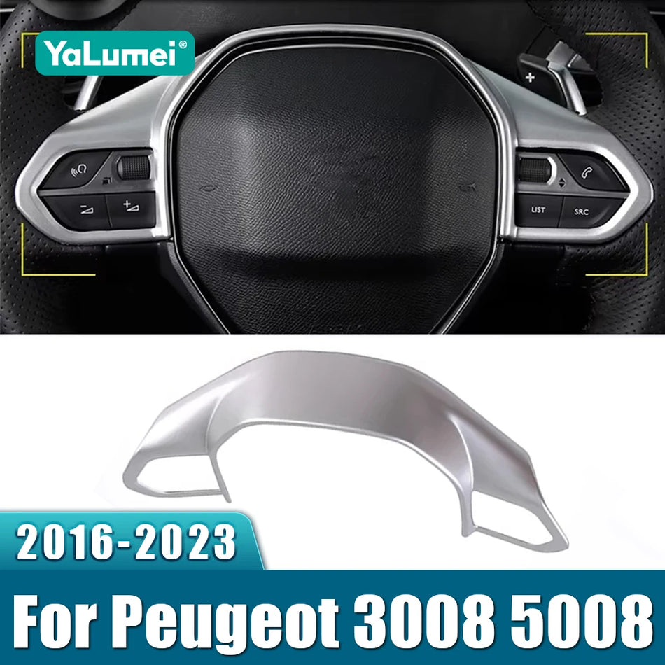 Накладка на кнопку руля из ABS для Peugeot 3008 5008 GT Долговечная пластиковая защита