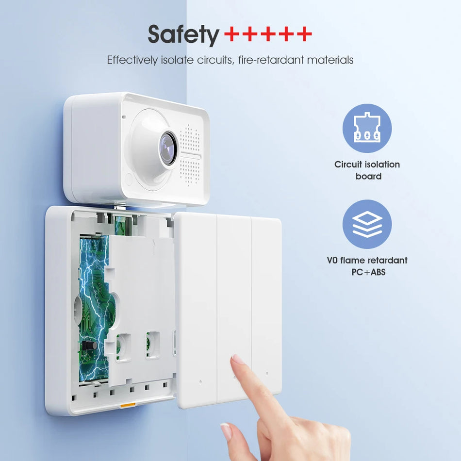 WiFi Smart RF Light Switch s neutrálnym vodičom, funguje s Alexou, Google Home