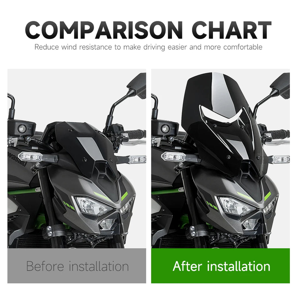 Vēja aizsargu ekrāns Kawasaki Z900 Z900SE motociklam
