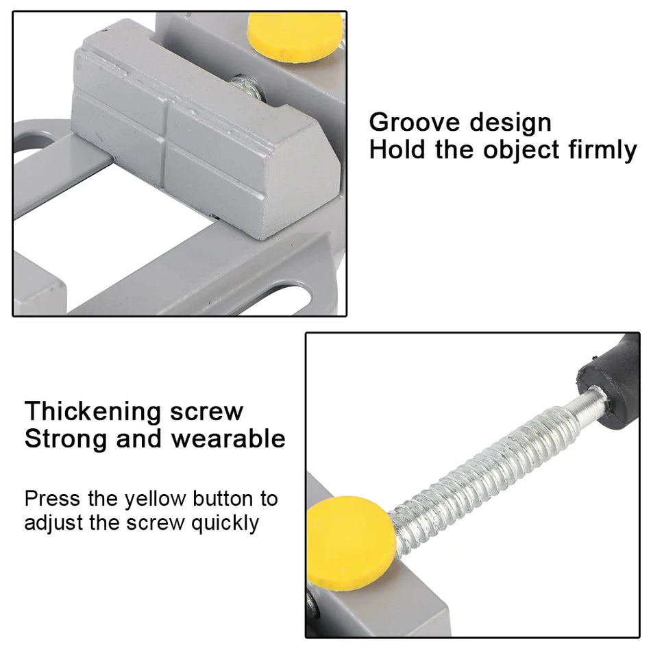 Станок для сверления дерева с алюминиевым зажимом, многофункциональная настольная подставка