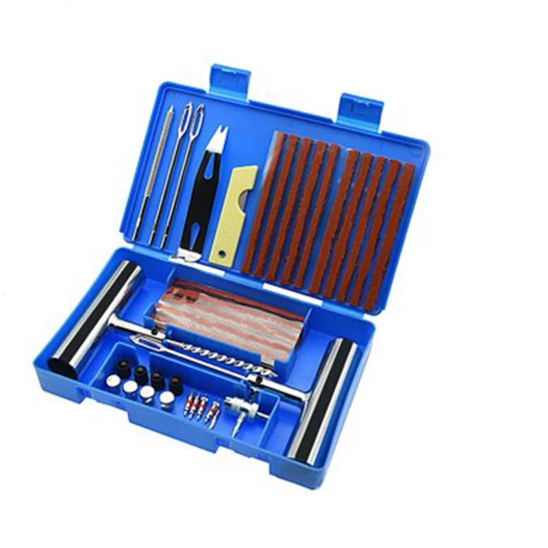 New Car Tire Repair Tool Kit &ndash; Quick Puncture Fix For Cars 57PCS