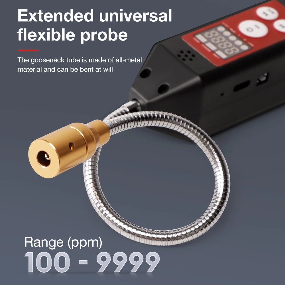 LD610 Gas Leak Detector &ndash; Accurate Measurement Range 100-9999ppm