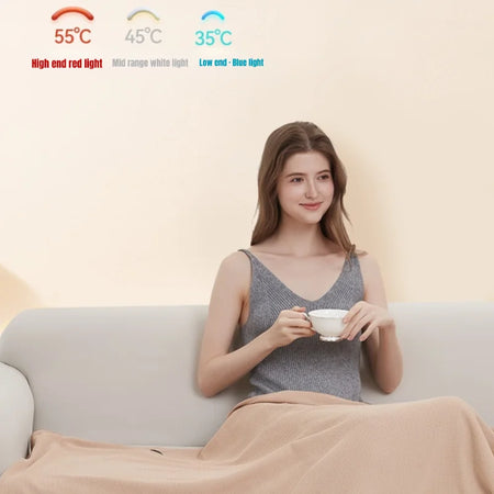 USB Electric Heated Blanket &ndash; Three Heating Levels Included
