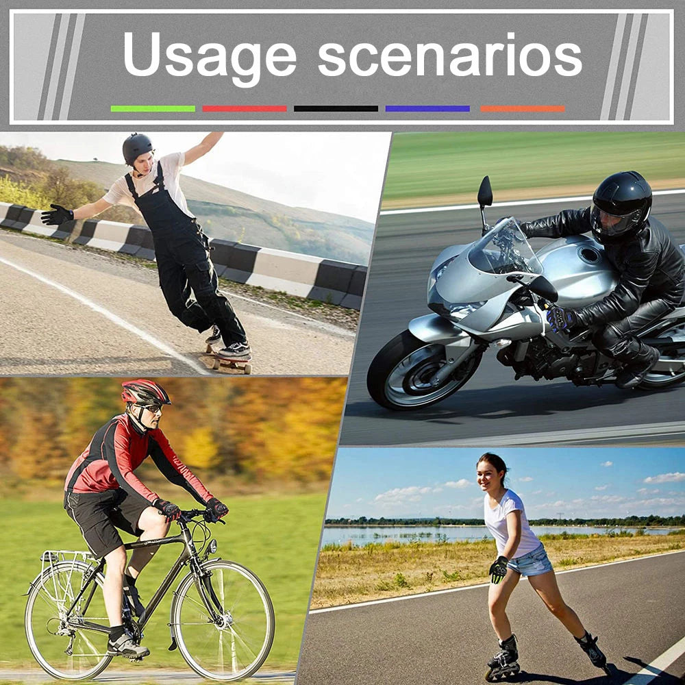 Waterproof Full Finger Motorcycle Gloves with Touchscreen and Joint Protection