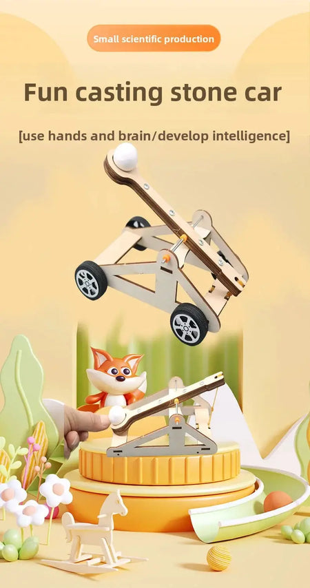 DIY Catapult Toy DIY Science Experiment Kit & Education Model Toy Physics Science Toys For Children Gift Toy Project by InterCyprus Trading Ltd