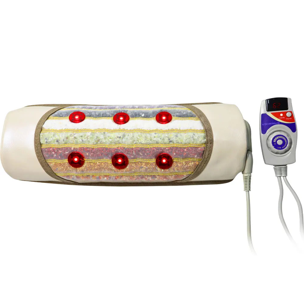 Far Infrared Heated Bolster Pillow &ndash; Photon Light Therapy 43.5x15x10cm / EU Plug