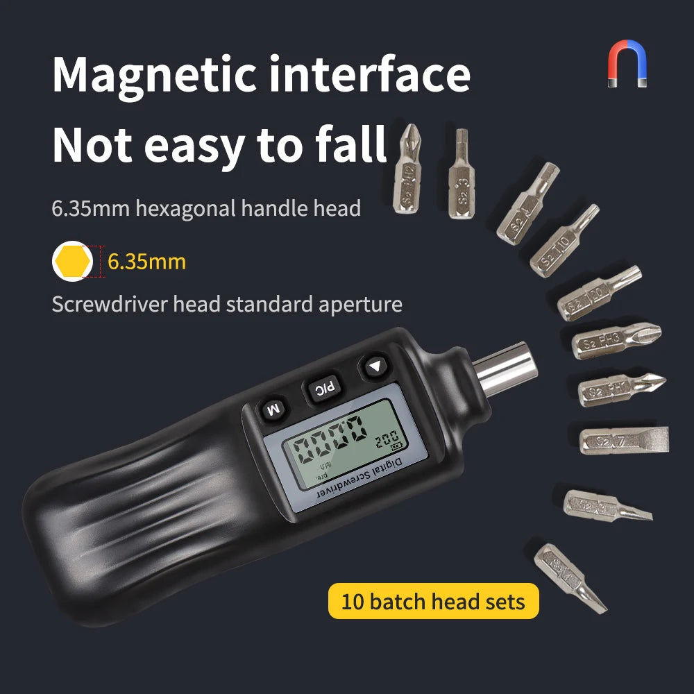 Quarter Inch Digital Torque Screwdriver &ndash; LCD Readout
