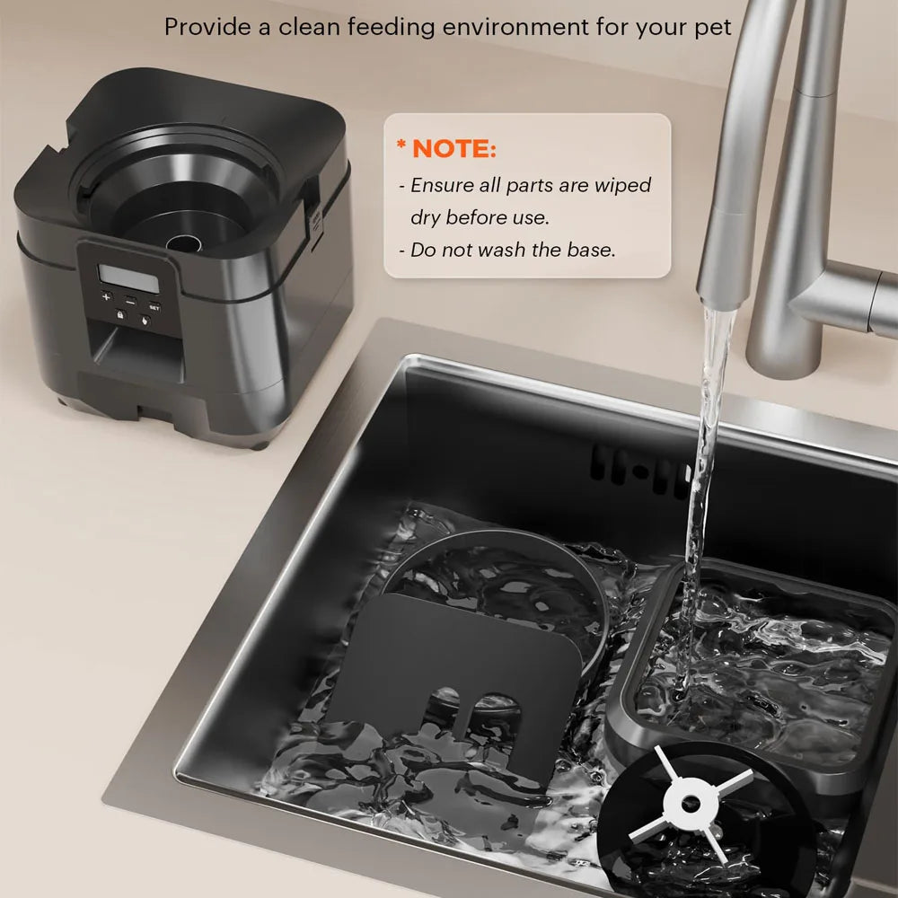 Smart Pet Feeder Automatic Dispenser for Cats and Dogs with Timed Feeding