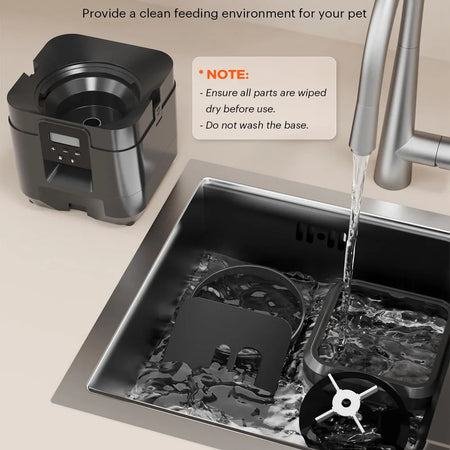 Smart Pet Feeder Automatic Dispenser for Cats and Dogs with Timed Feeding