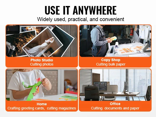 Cortador de Papel de 12 a 17 Polegadas com Capacidade para 400 Folhas