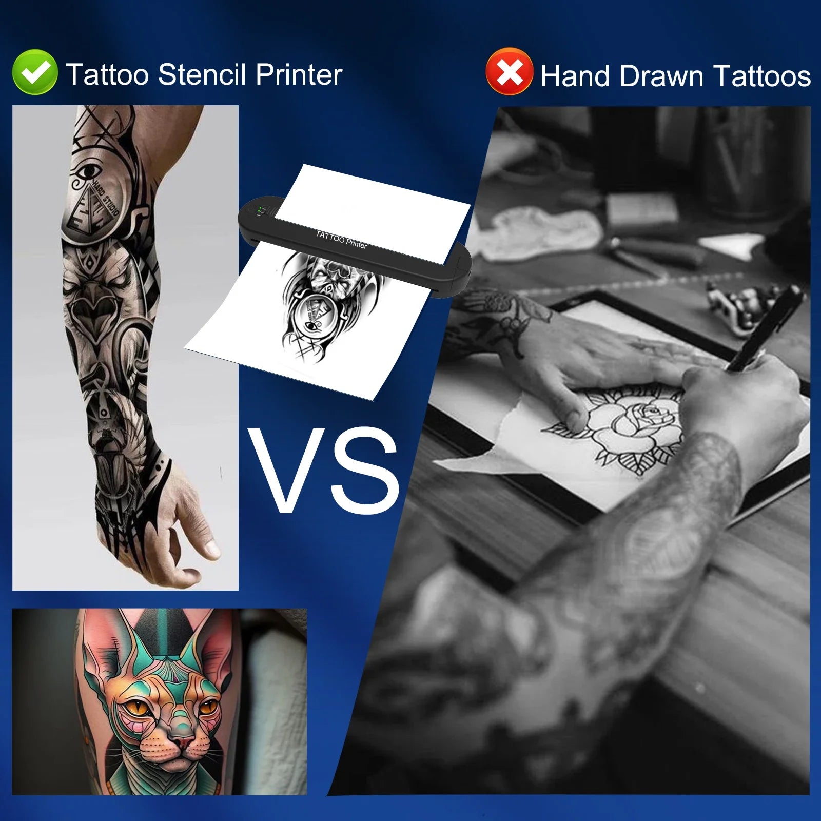 ATS886 &ndash; Wireless Tattoo Transfer Printer For iOS Android