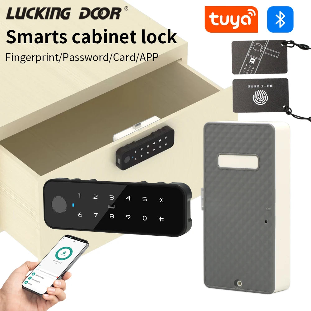 GS312-tuya Hidden Cabinet Lock &ndash; App Unlock RFID Access ES285-tuya-H