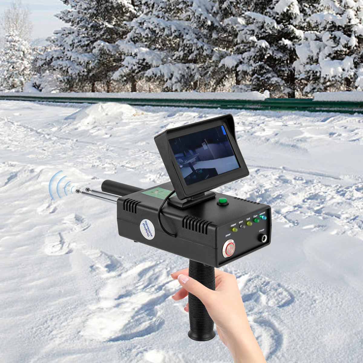 Metal Finder 3D LED Display Metal Detector &ndash; Long Range