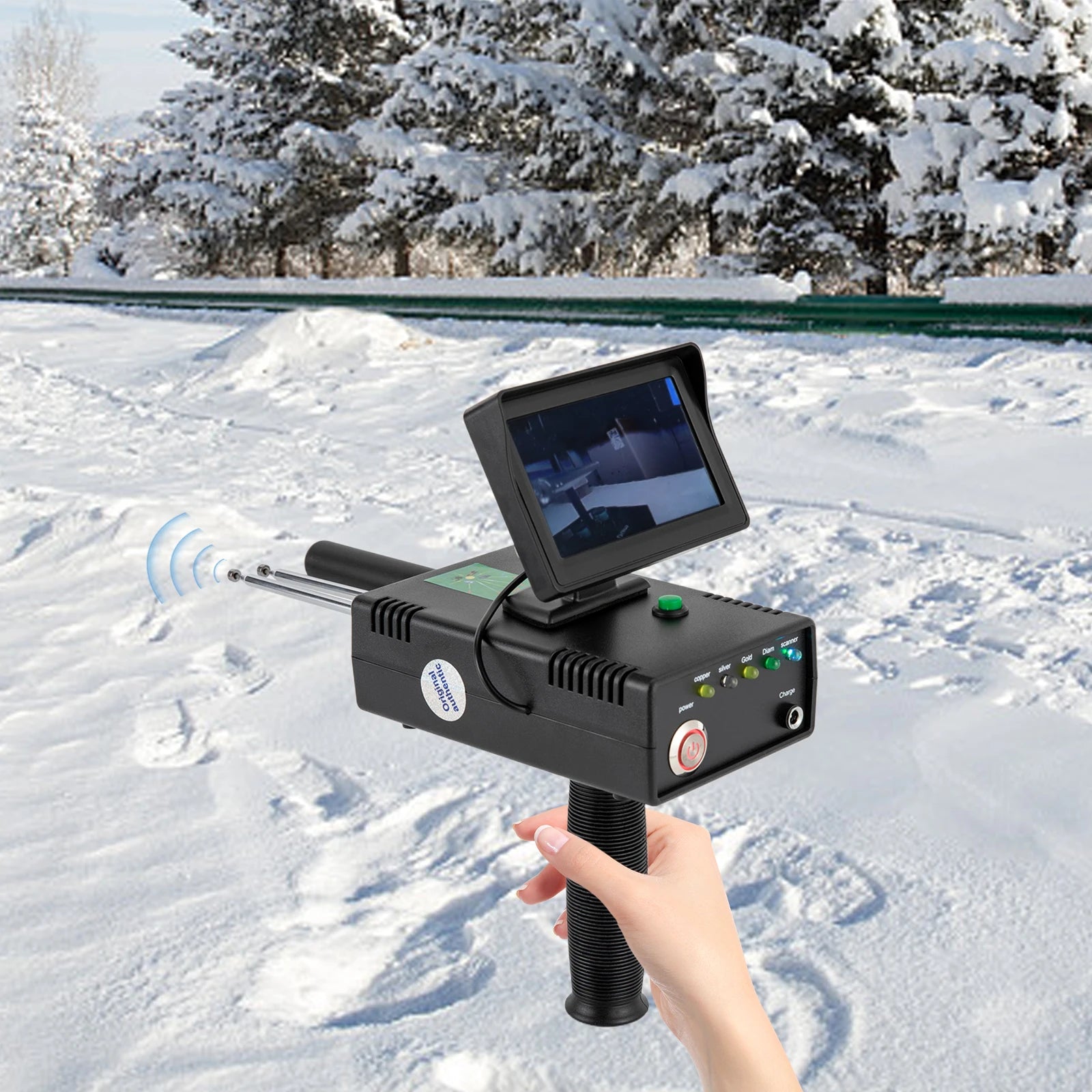 Metal Finder 3D LED Display Metal Detector &ndash; Long Range