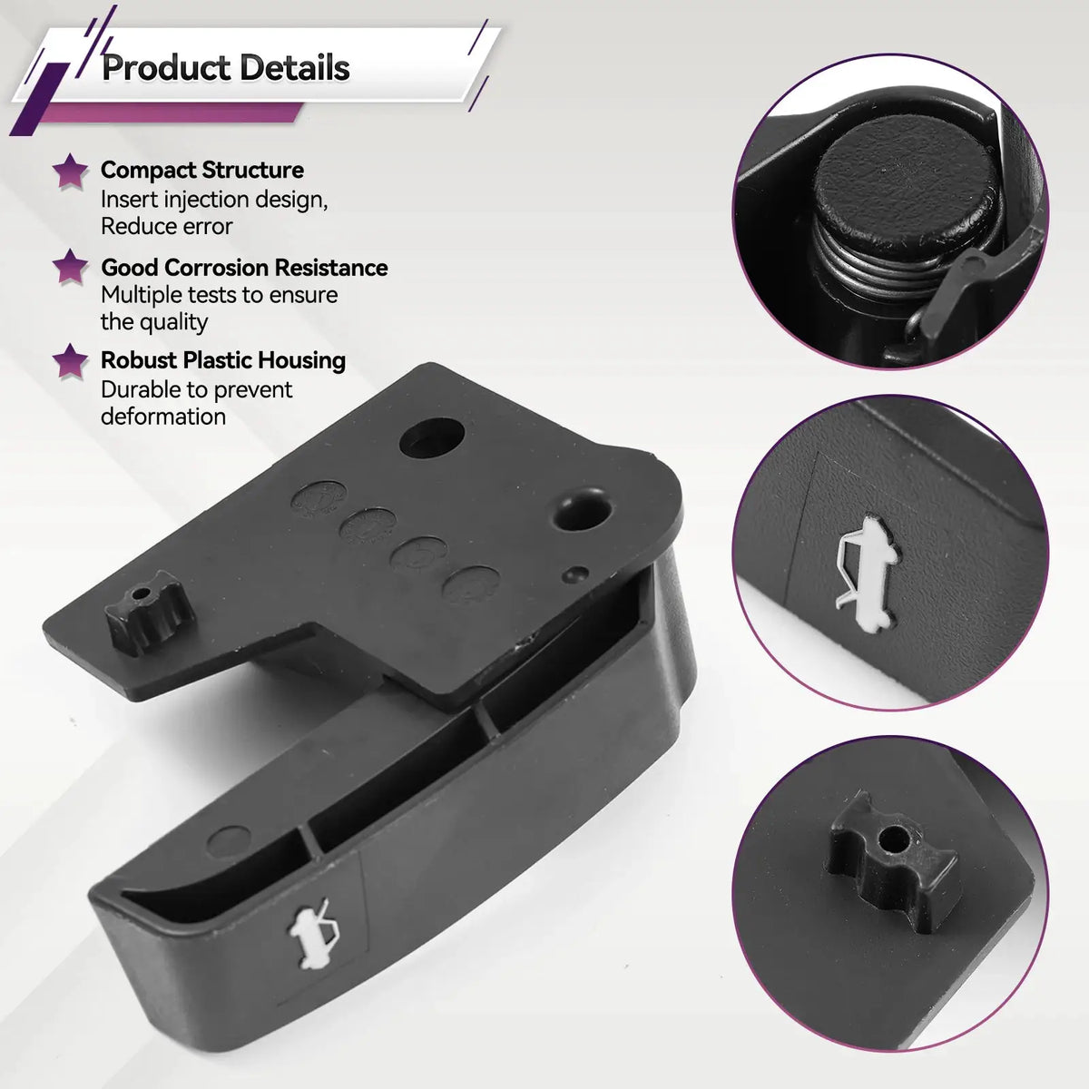 Interior Hood Release Handle Lever With Cable Pull 15741109 For Chevy Tahoe Silverado GMC Sierra Yukon Cadillac by InterCyprus Trading Ltd