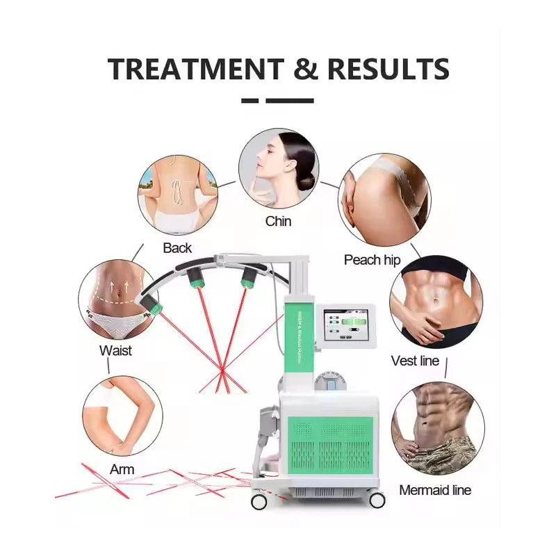 MaxLipo Emerald Cryo Machine 3 In 1 Liekninimo Riebalų Sumažinimas