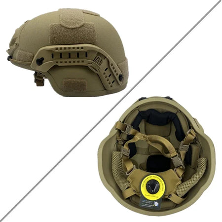 UHMWPE MICH2000 High Cut Ballistic Helmet - ISO NIJ IIIA MICH2000-Wendy Sandy
