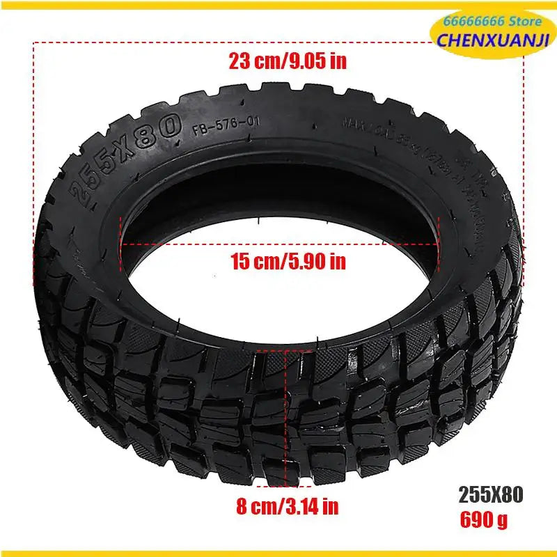 Kugoo M4 10X Road Tire 255x80 for Electric Scooters