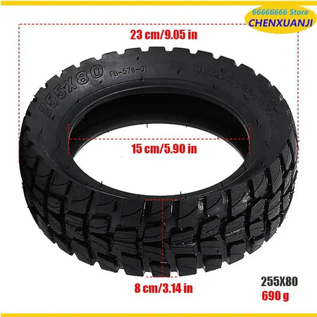 Kugoo M4 10X Road Tire 255x80 for Electric Scooters